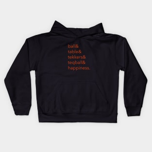 Teqball &Happiness Kids Hoodie